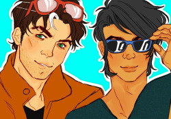 halycircus:  jay + dick + sunglassescolor