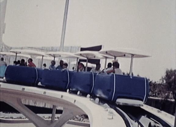 gameraboy:  Disneyland’s PeopleMover. From the Disney film EPCOT (1966)