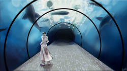 lizzyoli-ravioli:  jotaro goes to the aquarium