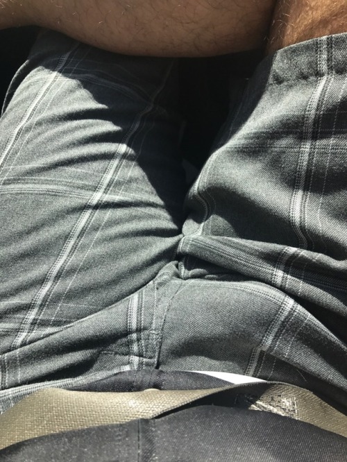 Getting horny riding in the car