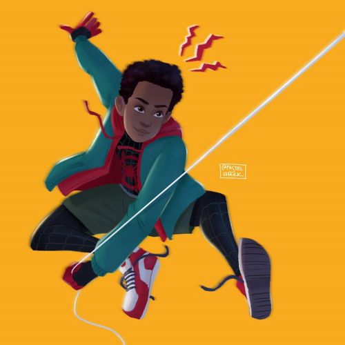 got to talk to an animator on spider-verse thanks to @riseupanimation so of course i had an urge to 