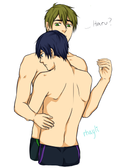 rhayli:  MakoHaru - touch <3 