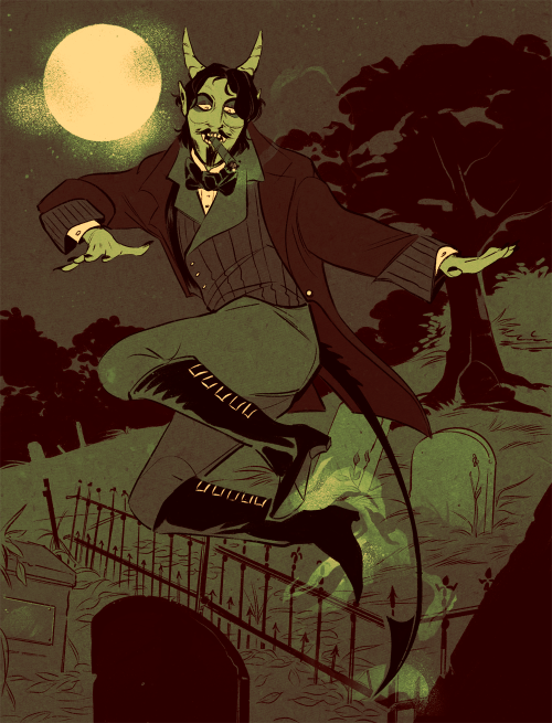 godzillabreath:Spring-heeled Jack, the wicked mischievous devil of London