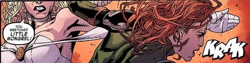 Emma Frost Slapping People.