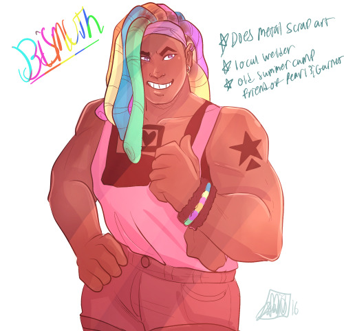 askthefamilyoflove://(( Here’s the design I have for Bismuth! Big, Strong, n’ lots of fu