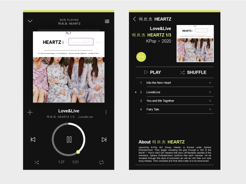 sphereent​:             [ ● ] HEARTZ 1/3 (하르츠 1/3)  “LOVE&LIVE”                                 