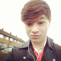 On way to college the other day #gay #gayboy