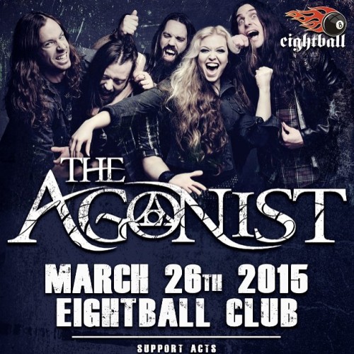 Finally….The Agonist live @ thessaloniki…. #TheAgonist #eightballlivestage #thessaloni