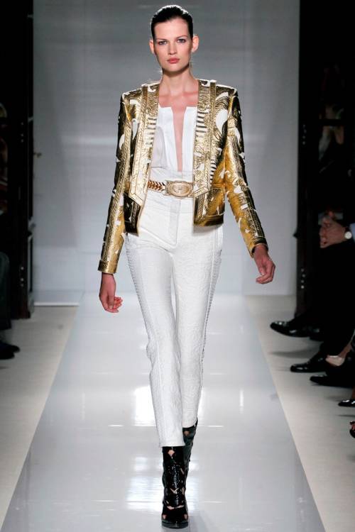 Balmain Spring 2012 Ready to Wear Some more dazzling outfits for Jaskier (inspired by this post by @