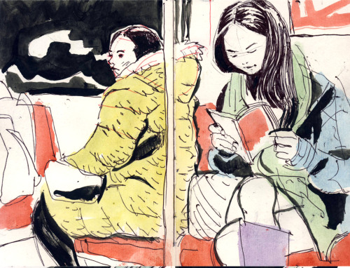 jamesedwardclark: people on the bus