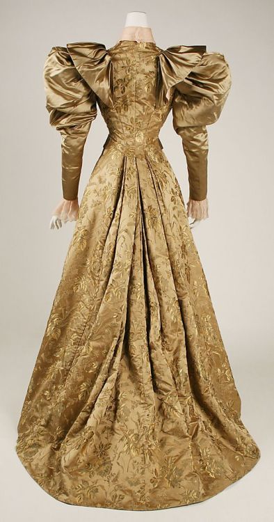 Dress Date: ca. 1895 Culture: probably American Medium: silk