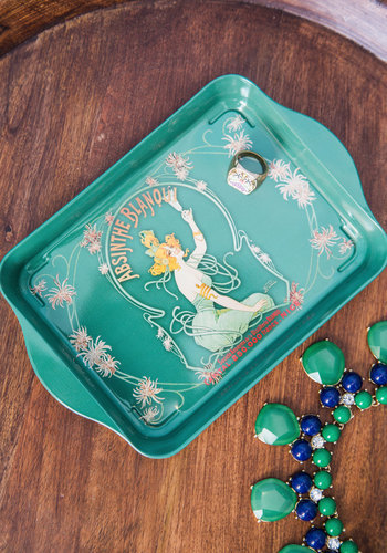 Serves Up Tray Art Deco Absinthe tray $9.99