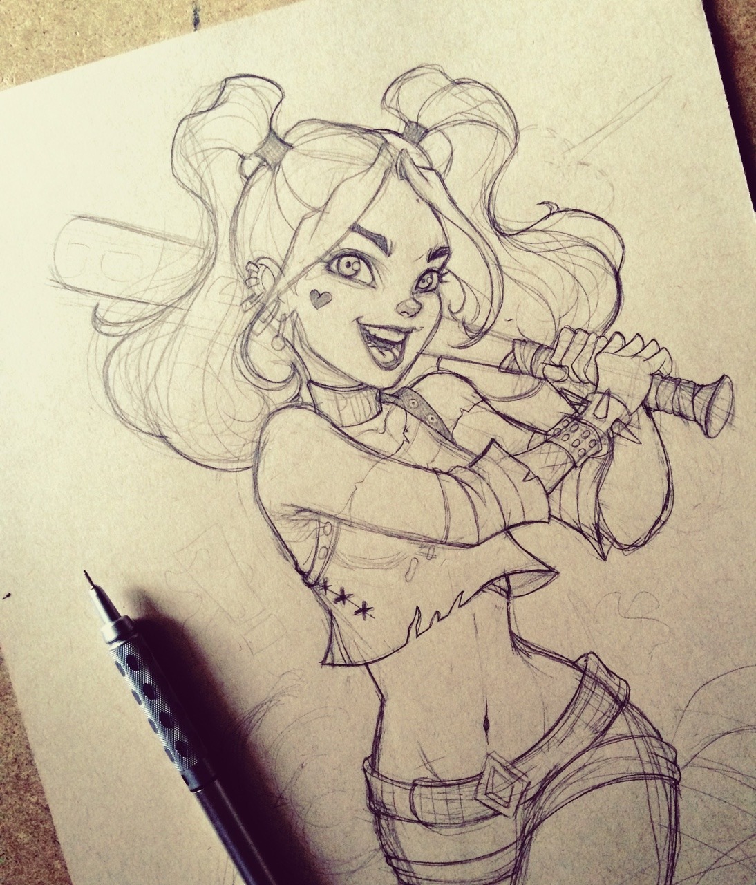 SK Jeeva artist  Todays Pencil Sketch  Our Girl Joker Harley Quinn  Harley Quinn Margot Robbie Harley Quinn Joker Suicide Squad Film pencil  pencilart HarleyQuinn Joker Girl Sexy hot  Facebook