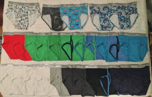 back2briefs:My growing collection of underwear from the boy’s department  I love wearing my nu
