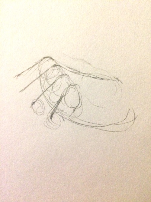 disgruntled-hawk:  How Hawk Draws Hands! Part 2 Even if a joint isn’t going to be seen in the finished drawing, draw it anyway so that you get the pose right. 