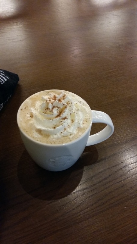My first ever pumpkin spice latte ♥