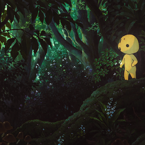 gominshi:The Forest Spirit is dead. Never. He is life itself. Princess Mononoke もののけ姫 (1997) dir. Ha
