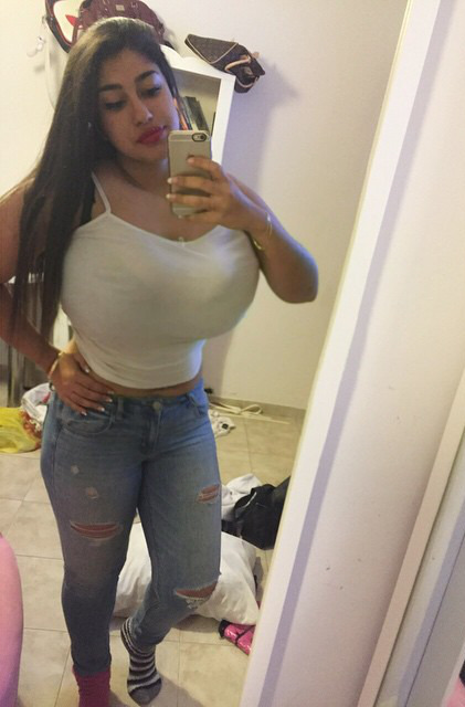 extremebodiez:  Yuval Beautiful Busty Middle Eastern Perfection 