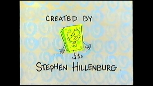 pineapplebank:  Very early drawing of SpongeBob and Title card for the Pilot episode in the late 90’s after Rocko’s modern life was canceled in 1996 