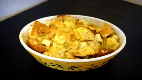 apple bread pudding: the healthier version
doesn’t look good but it tasted good
taste: 5/5