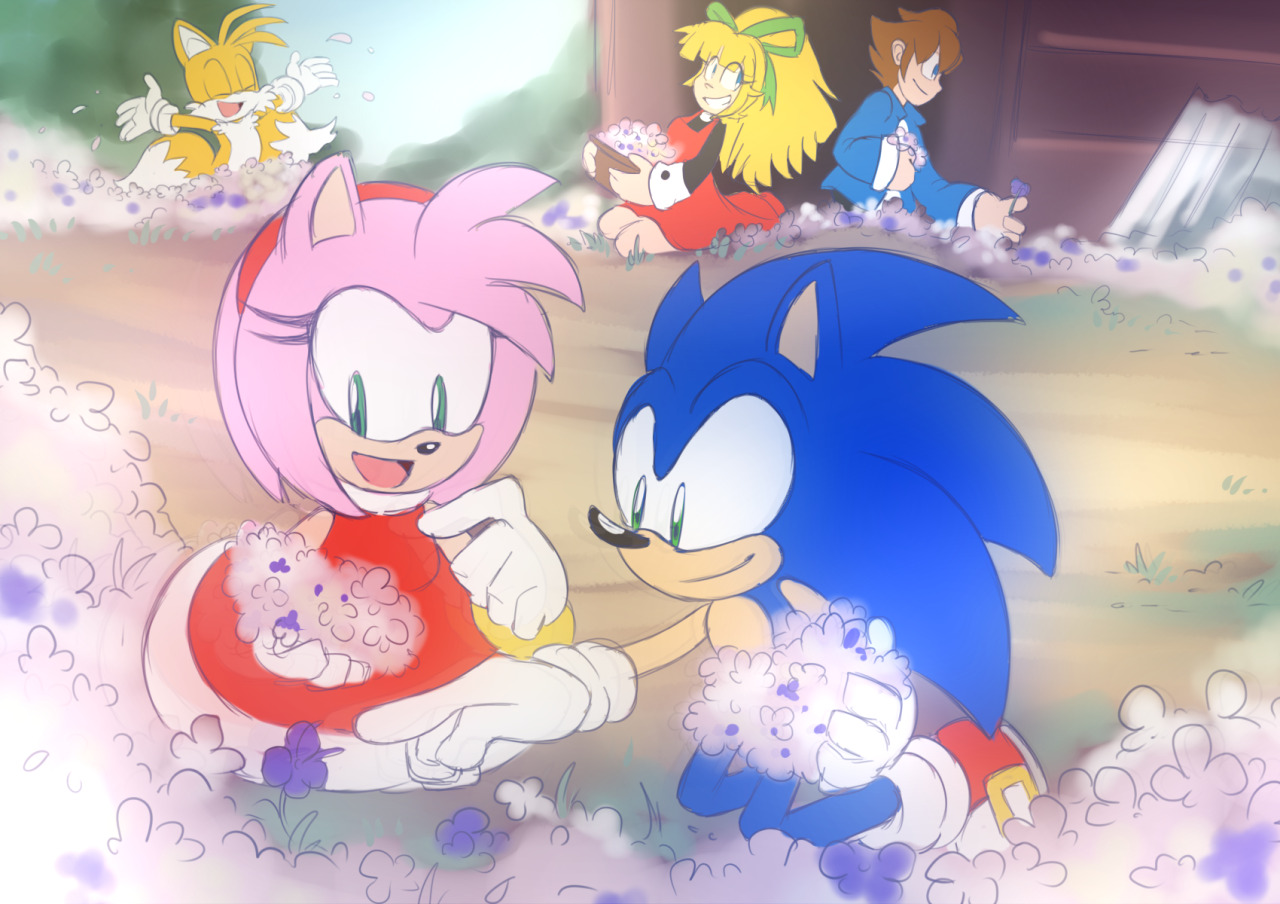 ANOTHER HOUR of Sonic x Amy - Sonamy Comic Dub MEGA COMP 