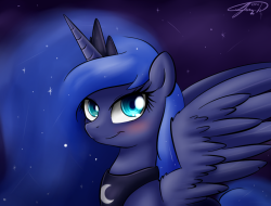 that-luna-blog:  Princess Luna by Zoul-Okamitzu  &lt;3