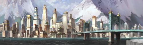 Korra BGs that I painted.Layouts by Christine Bian, William Niu, and Ryu Ki-Hyun!