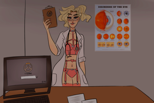 stagfriend: “ I got those reports you wanted, Dr. O’Deorain… ”  (please fullsize!) (commissions)