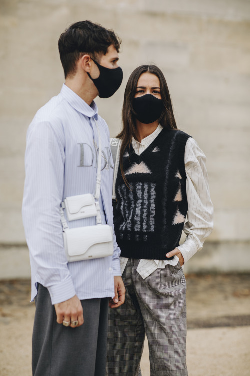 Alice Barbier and Jean Sebastien Roques by Claire Guillon - CGstreetstyle