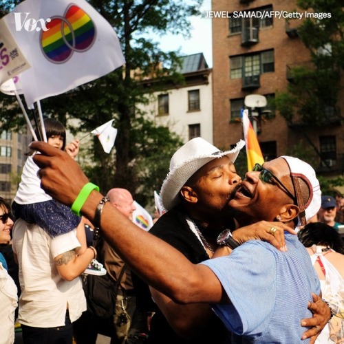 vox: On this day in history, two years ago… Two years ago today, the US Supreme Court struck down states’ same-sex marriage bans, bringing marriage equality to the entire US.  “No union is more profound than marriage, for it embodies the highest