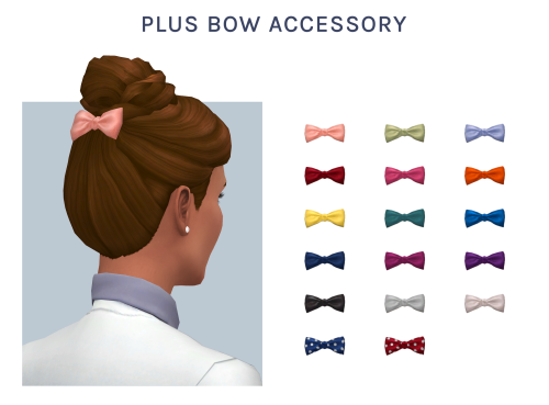 femmeonamissionsims: Classic Top Knot, plus Bow Accessory (hat) Hi friends! Long time, no see! I&rsq
