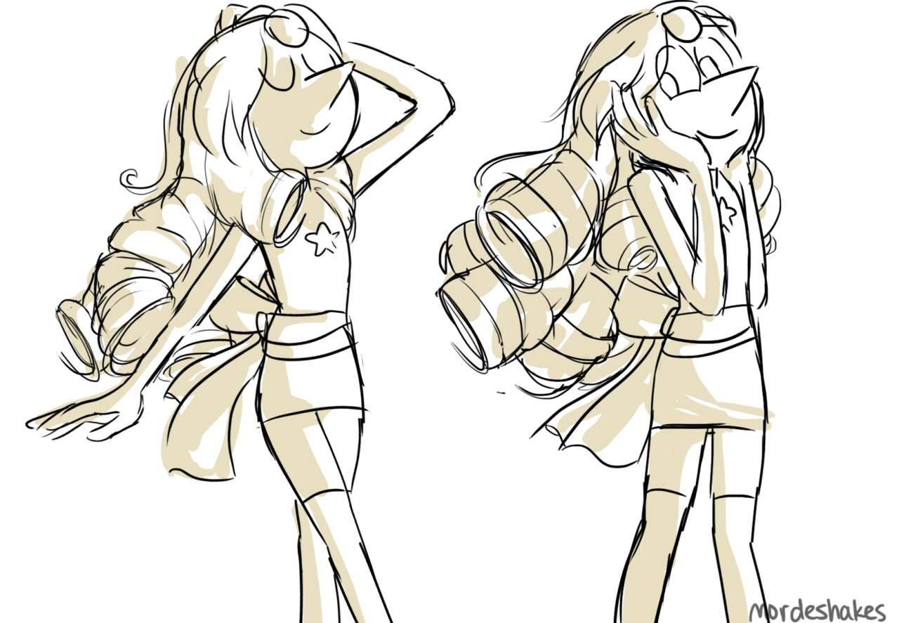 mordeshakes:  alright but have you considered pearl with rose’s hair