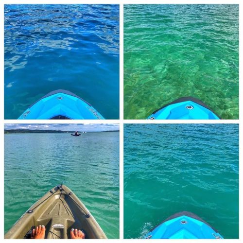 The many blue colors of #torchlake #puremichigan (at Torch Lake, Michigan) https://www.instagram.com