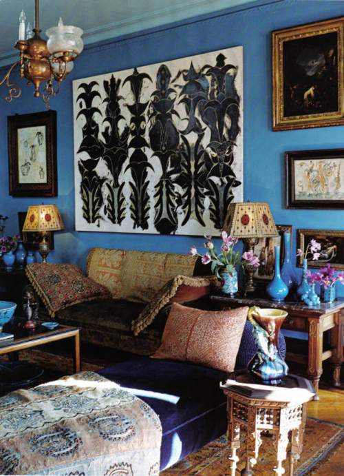 Philip Taaffe’s apartment in Chelsea Hotel