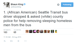 mooseblogtimes:  Shaun King making a good