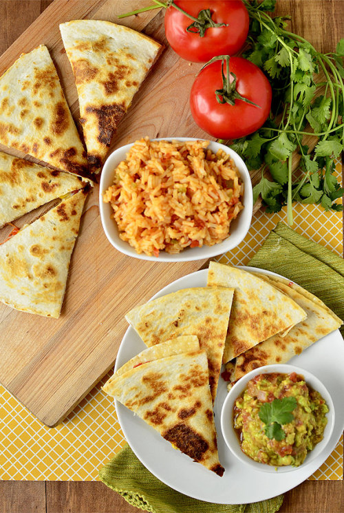 yummyinmytumbly:“Easy Southwestern Quesadillas”