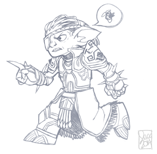 gardenofdawn:  Some 10 minute sketches of my asura ♥(Except for Praxxis who I think took 30 because ugh heavy armor)