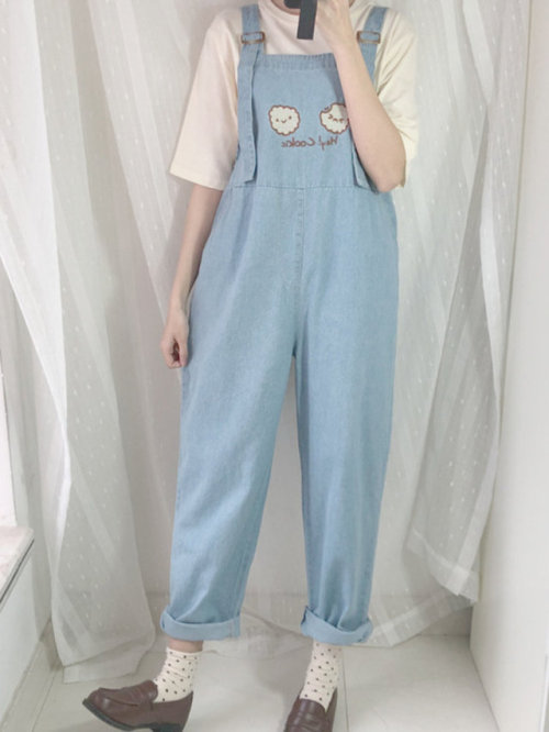 winriirockbell: Pure Color Loose Jumpsuit  ► discount code : Crystal15