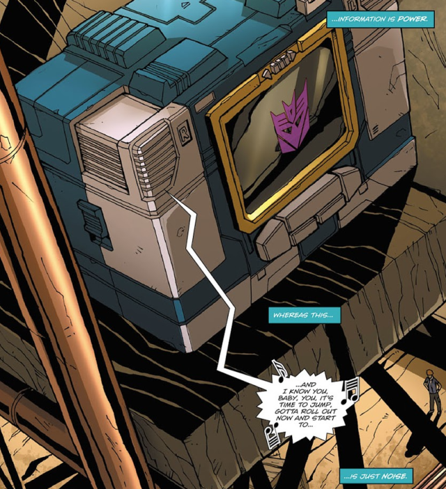 Transformers Spotlight: Soundwave Issue #1. page 3. Panel 1.