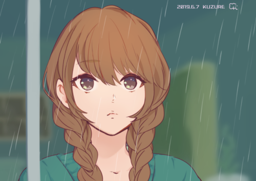 梅雨初め(´＝ω＝)。