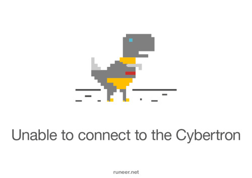 runeer:My take on Google Chrome Offline with G1 Dinobot Grimlock