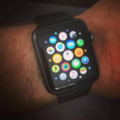 Putting my New Year’s resolution in writing (hopefully so I’ll stick with it). Get organised and get fit! That’s it. Hopefully this sweet device I got for Xmas will help me on my way. #newyearsresolution #applewatch #happynewyear