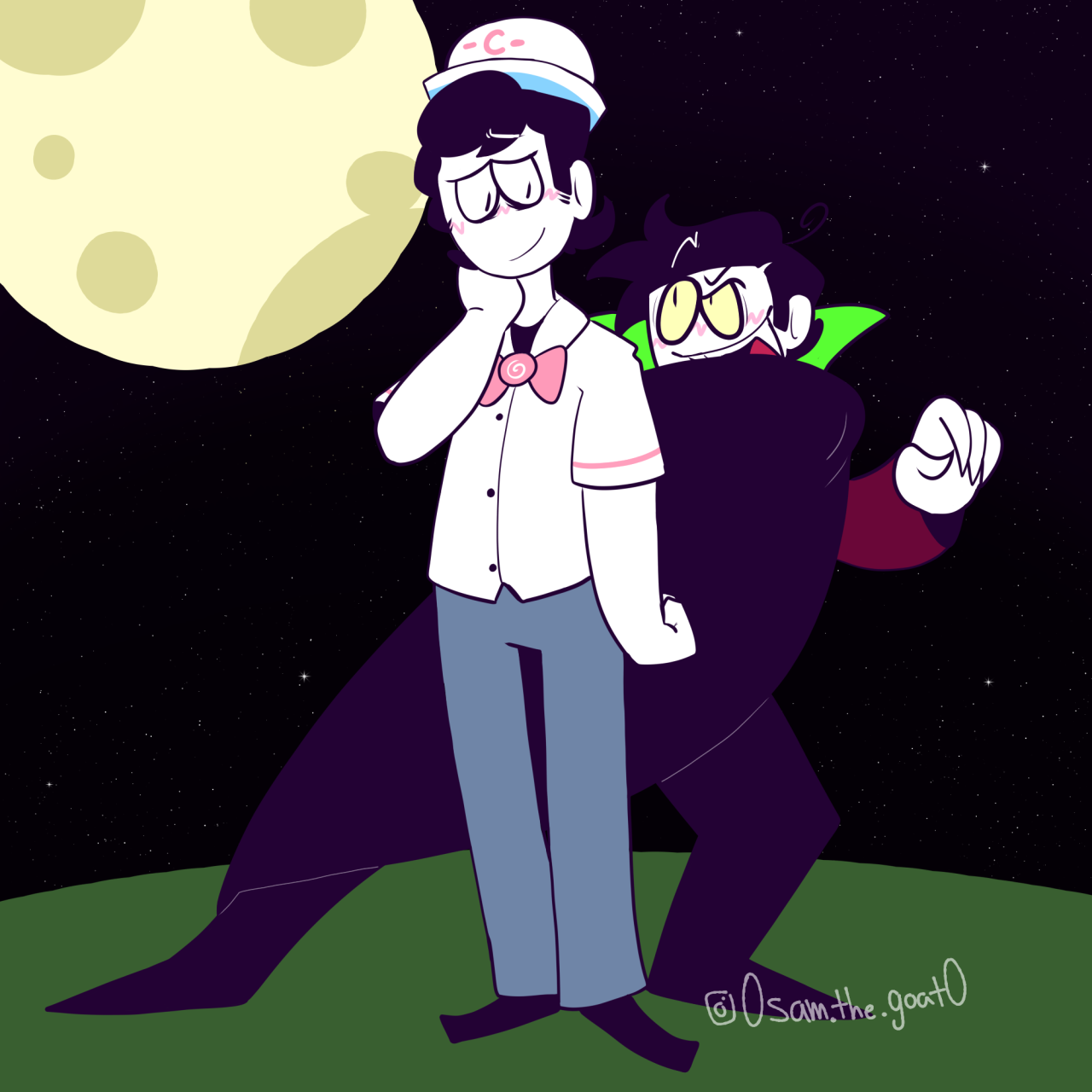 Ghost! Streber and Kevin (Spooky Month AU) by StoopedDog on DeviantArt