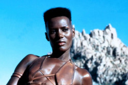 Superheroesincolor:  Superheroesincolor:  Grace Jones As Zula // Conan The Destroyer