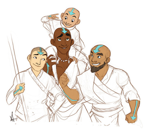 transtenzin: pugcrumbs: I like to think that when the younger kids stopped hangin’ out with Aang, th