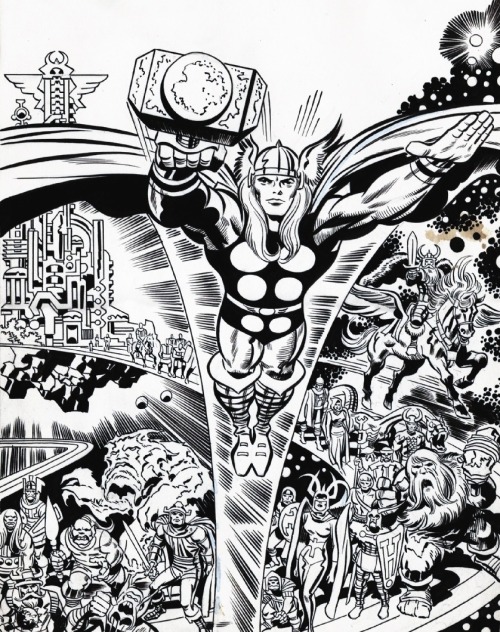 brianmichaelbendis: Jack Kirby is the KING OF COMICS. -Original pencils for the New Gods #1 -Kamandi