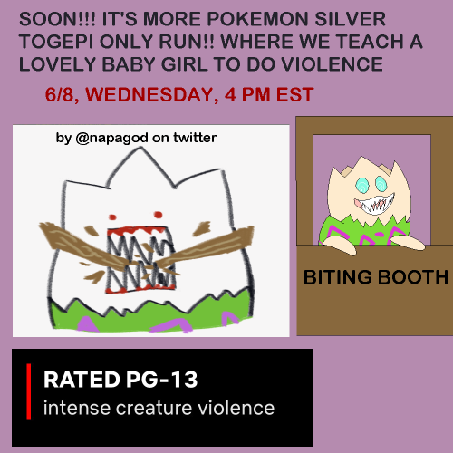 kindestegg:more togepi solo silver run coming soon!!! if you dont know yet, my twitch channel is rom