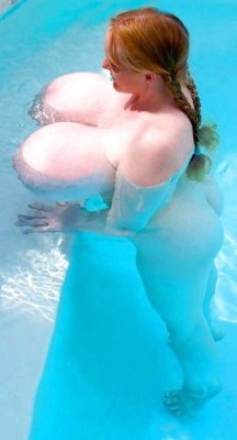 I love the way saline floats in the pool.