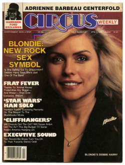 80Srecordparty:  Blondie: New Rock Sex Symbolcircus Weekly, April 3, 1979