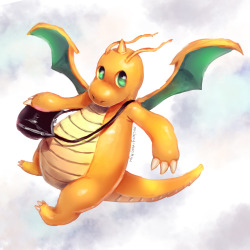 mickey-mookyu:  Messenger Dragonite.   I